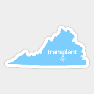 Virginia Transplant VA Blue Sticker